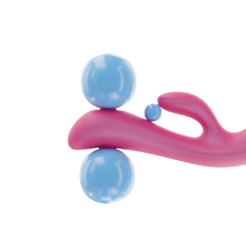 Blush 8-Inch Flexible Multispeed Rabbit Vibrator-3