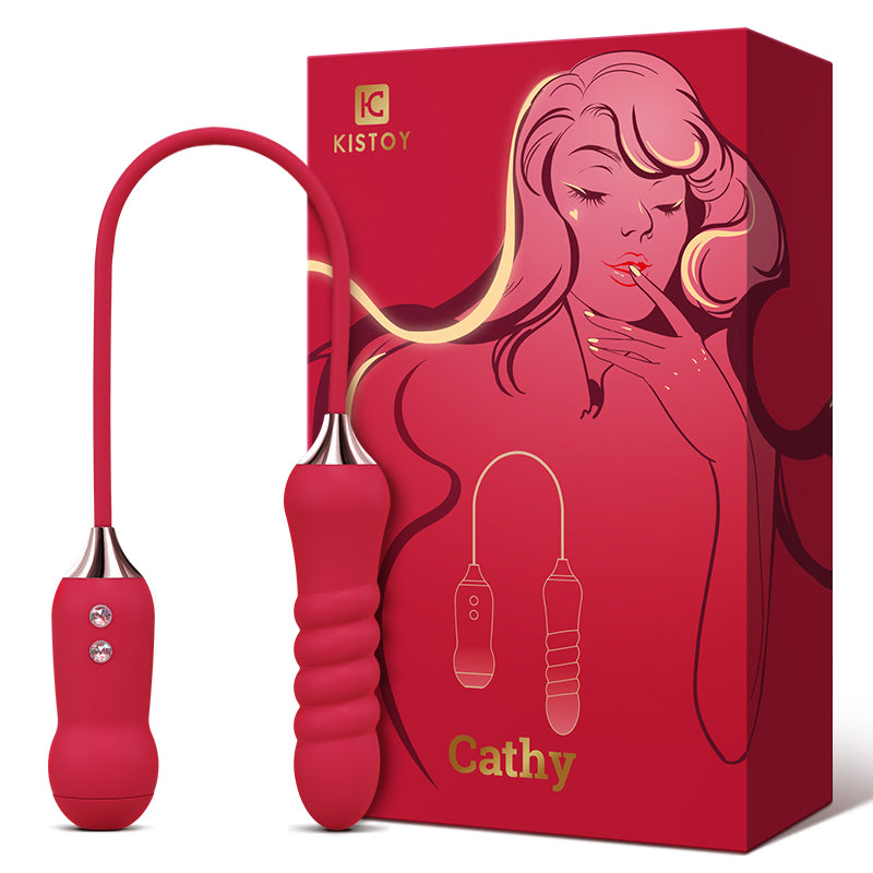 KISTOY Cathy Thrusting & Sucking Egg Vibrator-3