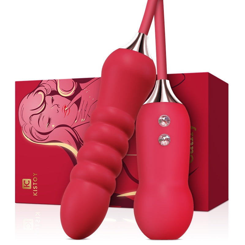 KISTOY Cathy Thrusting & Sucking Egg Vibrator-4