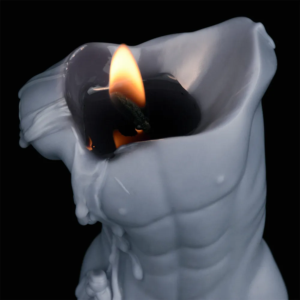 Naked Man Statue Low Temperature Aromatherapy Candle-2