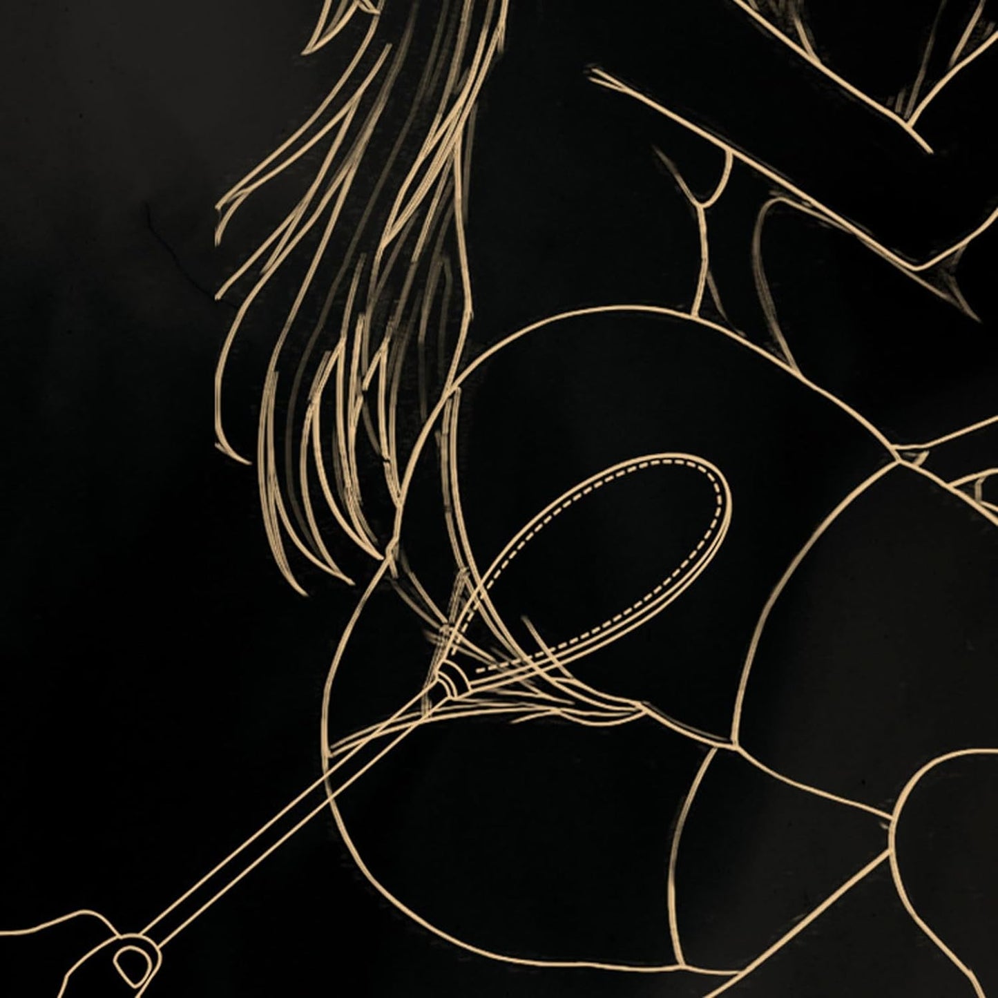 Shaki Nirvana Spanking Crop with Whip-4