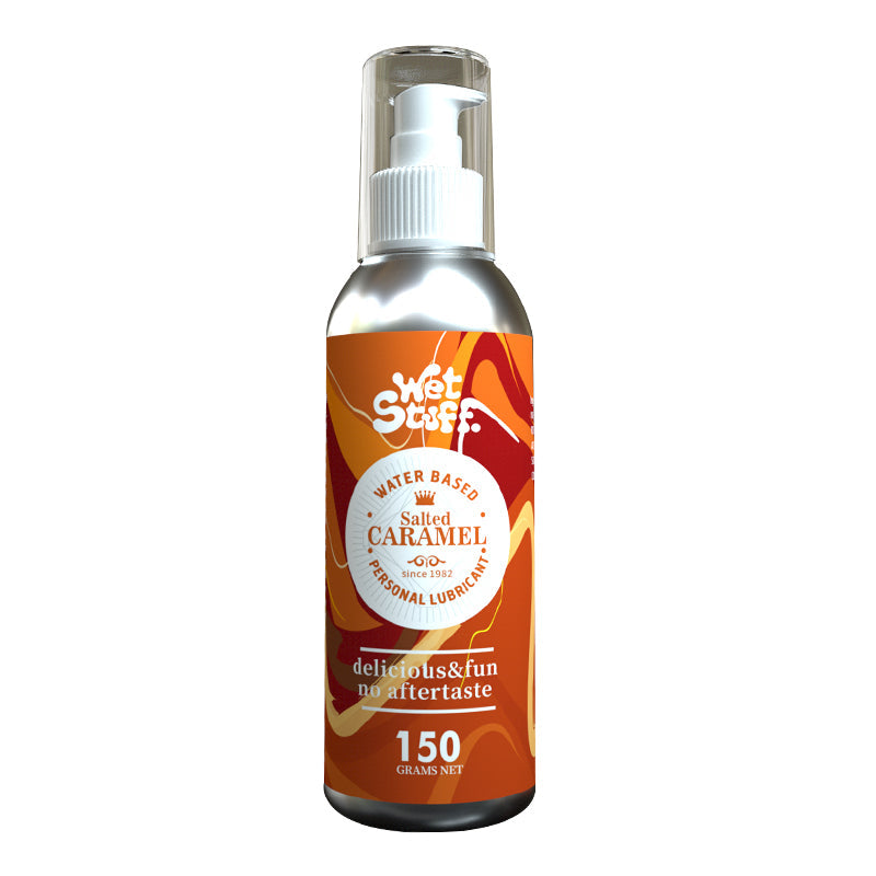 Wet Stuff Salted Caramel Edible Water-Based Lubricant 150g-0