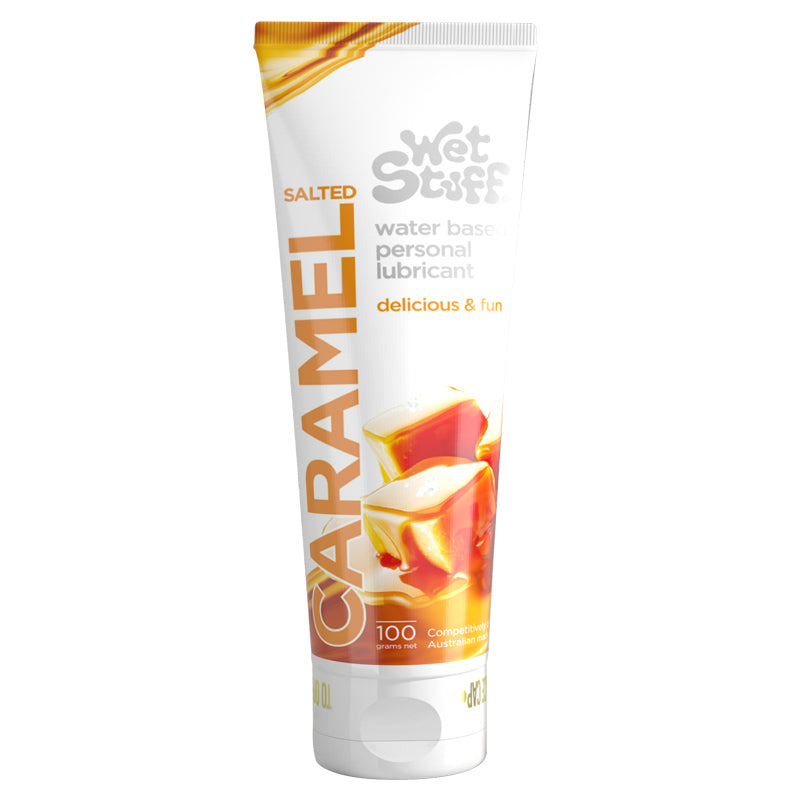 Wet Stuff Salted Caramel Water-Based Edible Lubricant 100g-0