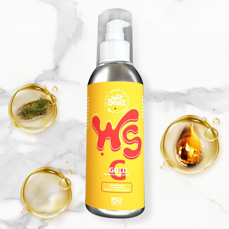 Wet Stuff Gold No-Rinse Water-Based Lubricant 150g-1