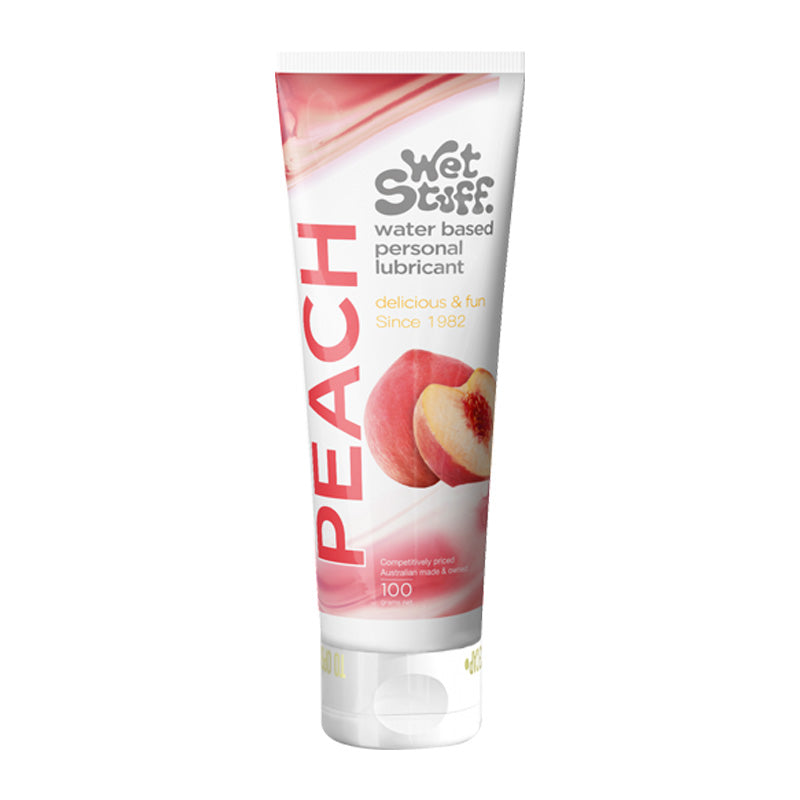 Wet Stuff Peach Water-Based Edible Lubricant 100g-0