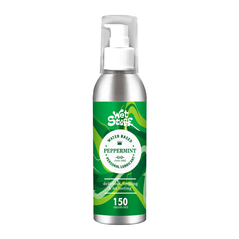 Wet Stuff Peppermint Edible Water-Based Lubricant 150g-0
