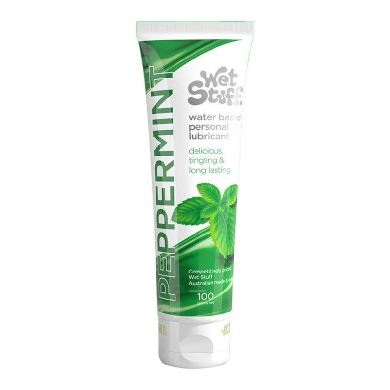 Wet Stuff Peppermint Water-Based Edible Lubricant 100g-0