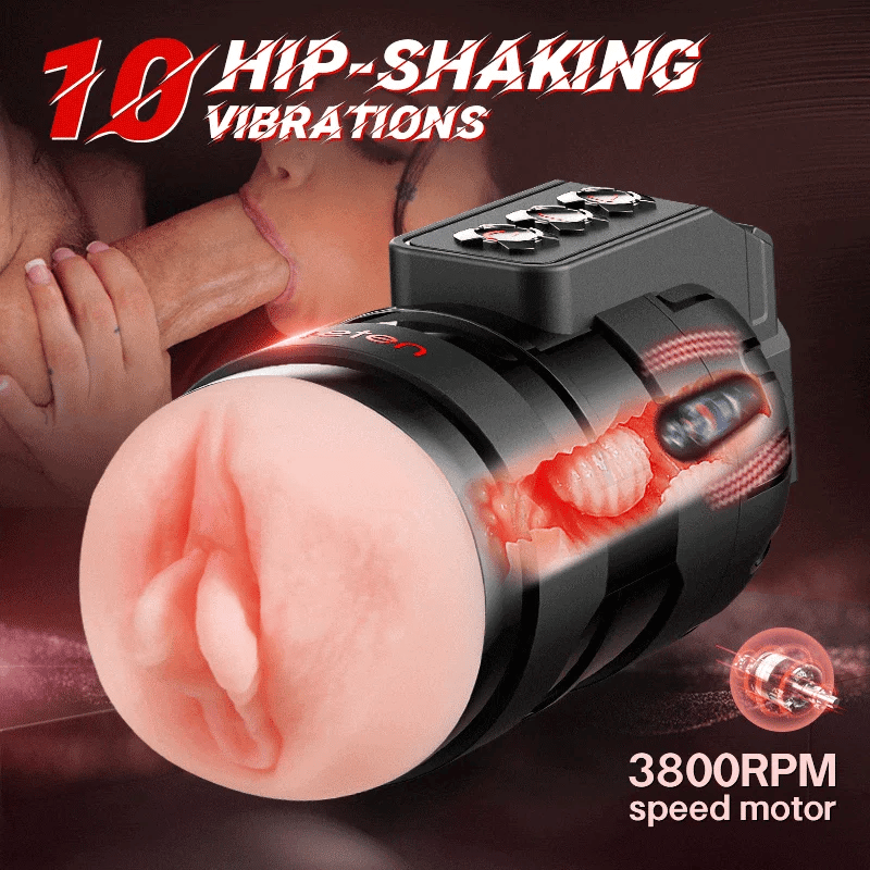 Leten Grenade Realistic Vibrating Male Masturbator App Controlled-1
