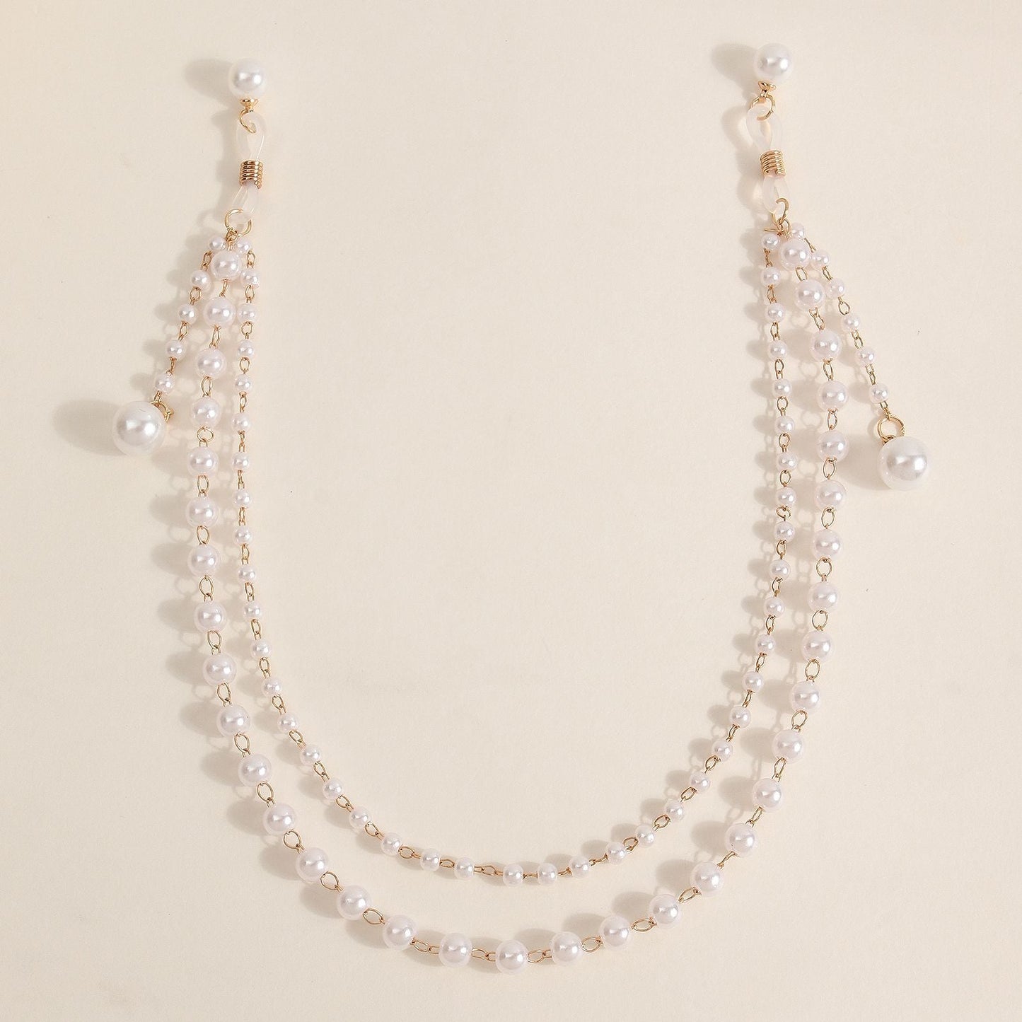 Pearl Tassel Nipple Clamps with Chain-2