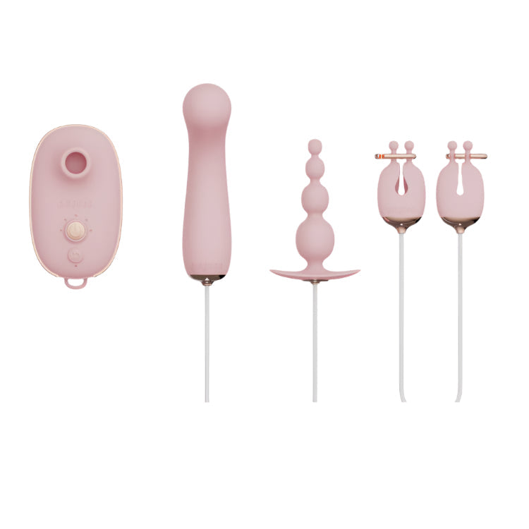 QINGNAN Quartet Sex Toy Kit for Clit, G-Spot, Anal & Nipples-5