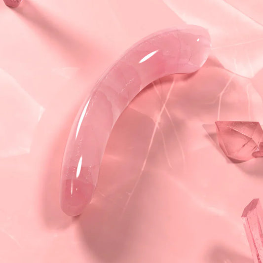 Biird Pixii Quartz Curved Crystal Dildo-1