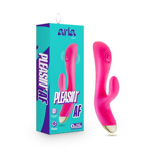 Blush 8-Inch Flexible Multispeed Rabbit Vibrator-0