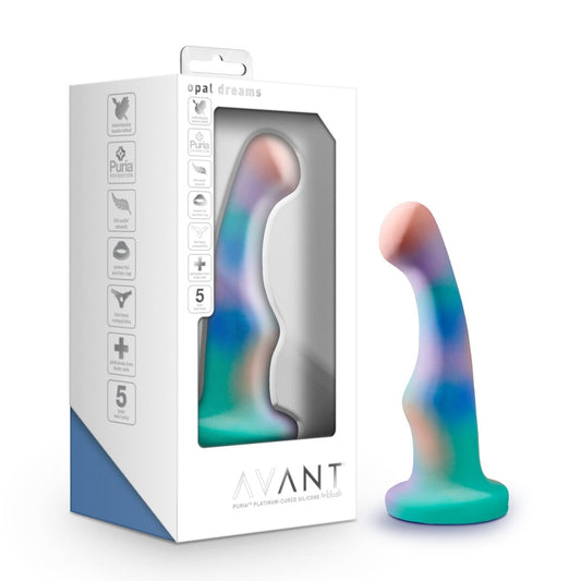 Blush Avant Artisan 6-Inch Curved P-Spot & G-Spot Dildo with Suction Cup Base-0