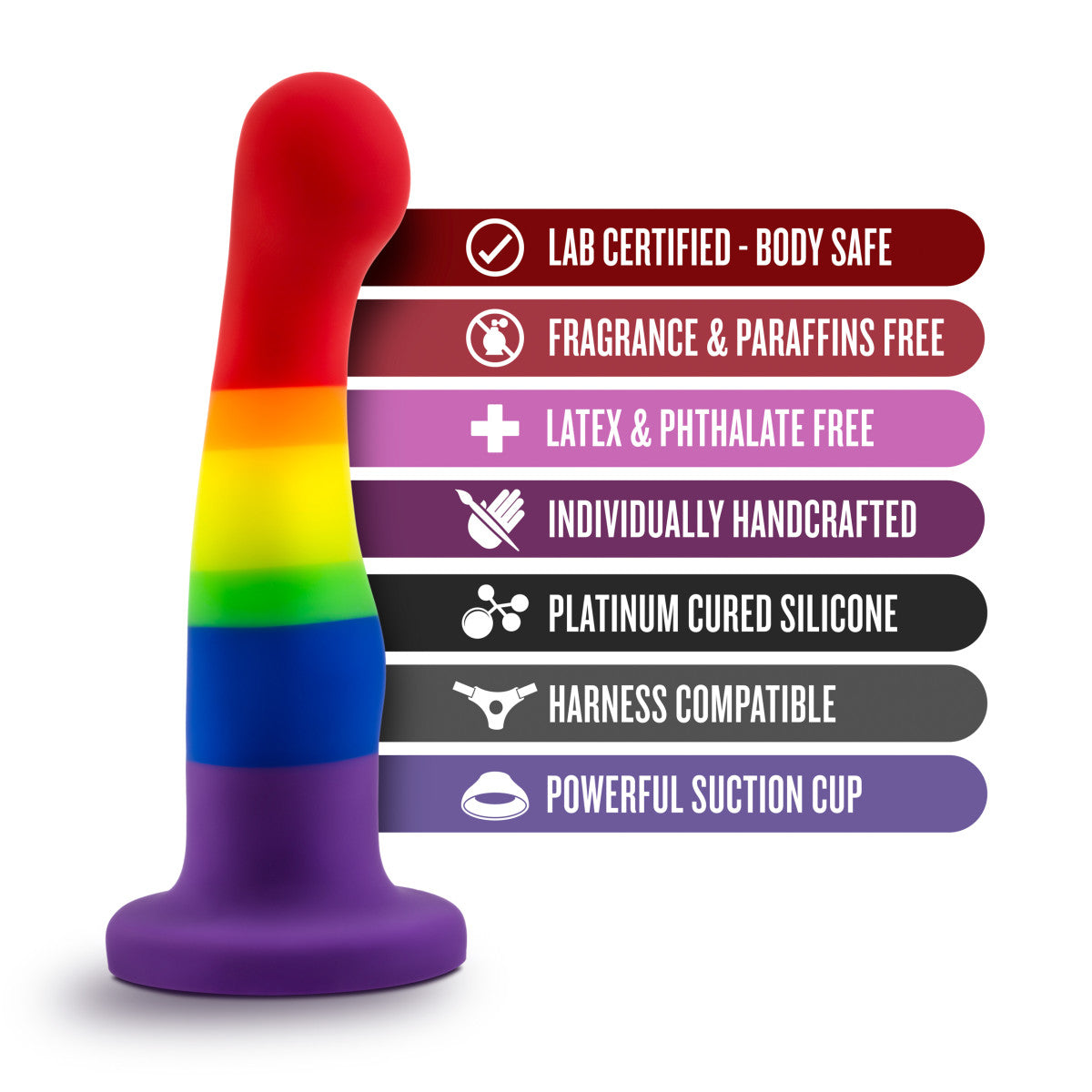 Blush Avant P1 Artisan 6-Inch Curved G-Spot Dildo with Suction Cup Base-4