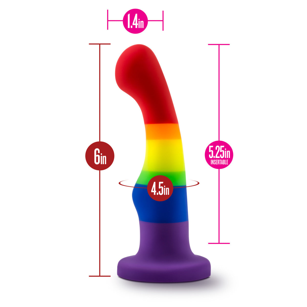 Blush Avant P1 Artisan 6-Inch Curved G-Spot Dildo with Suction Cup Base-3