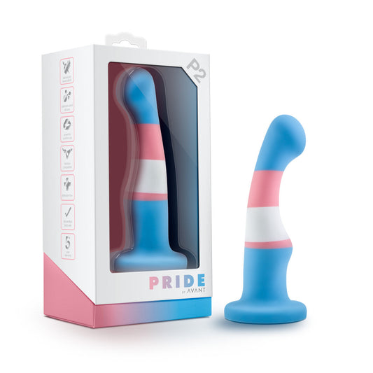 Blush Avant P2 Artisan 6-Inch Curved P-Spot & G-Spot Dildo with Suction Cup Base-0