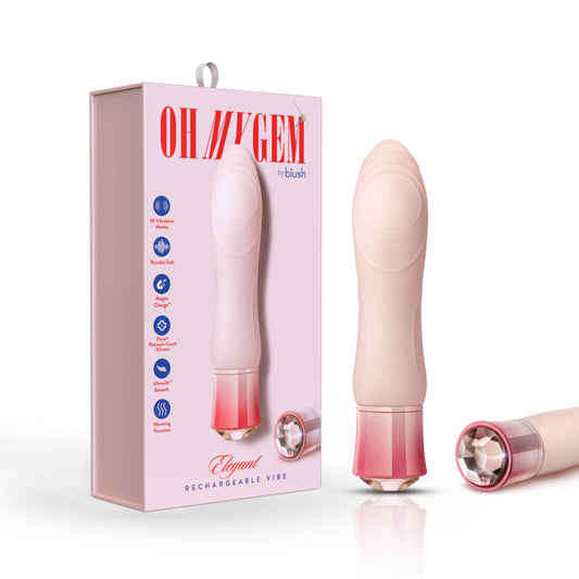 Blush Elegant 5.5-Inch Warming G-Spot Vibrator-0