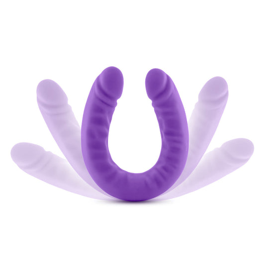 Blush Ruse 18-Inch G-Spot Purple Double Ended Dildo-1