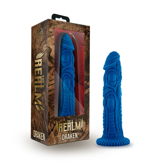 Blush The Realm 7.5-Inch Blue Dildo With Suction Cup Base-0