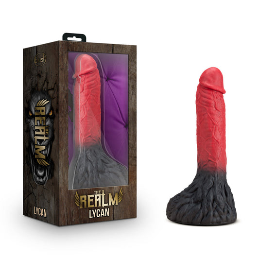 Blush The Realm 10.5-Inch Red Dildo With Lock On Base-0