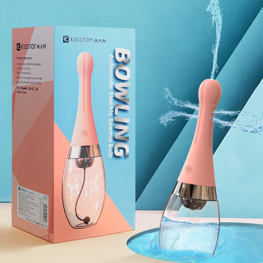 KISTOY Blowing Automatic Electric Anal Enema Bulb-1