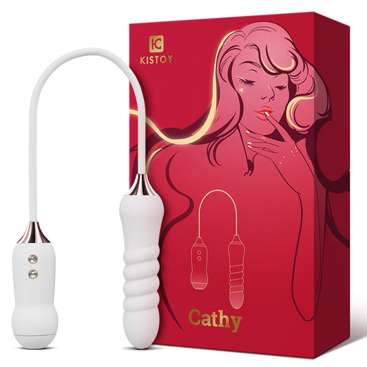 KISTOY Cathy Thrusting & Sucking Egg Vibrator-0