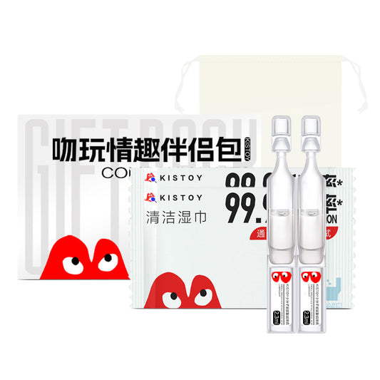 KISTOY Intimate Cleansing Wet Wipes & Lubricant Set-0