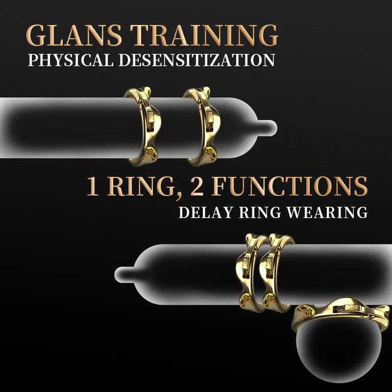 LOCKINK Kings Of Glans Ring Cock Ring & Foreskin Retainer-3