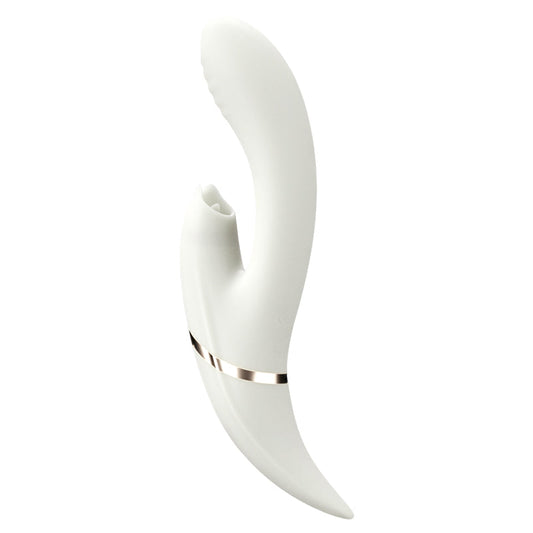 MEESE Bella Bendable Clit Sucking & Tongue-Licking Rabbit Vibrator-0