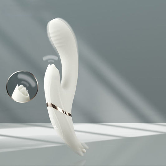 MEESE Bella Bendable Clit Sucking & Tongue-Licking Rabbit Vibrator-1