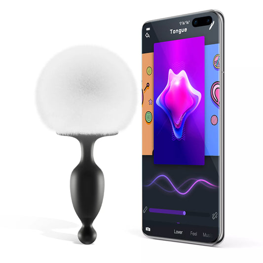Magic Motion Bunny Tail Vibrating Anal Plug App-Controlled-0