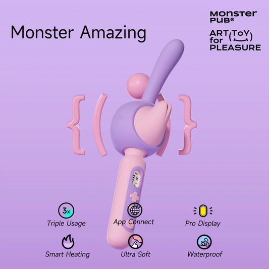 Monster Pub Amazing AV Wand Vibrator App-Controlled-1