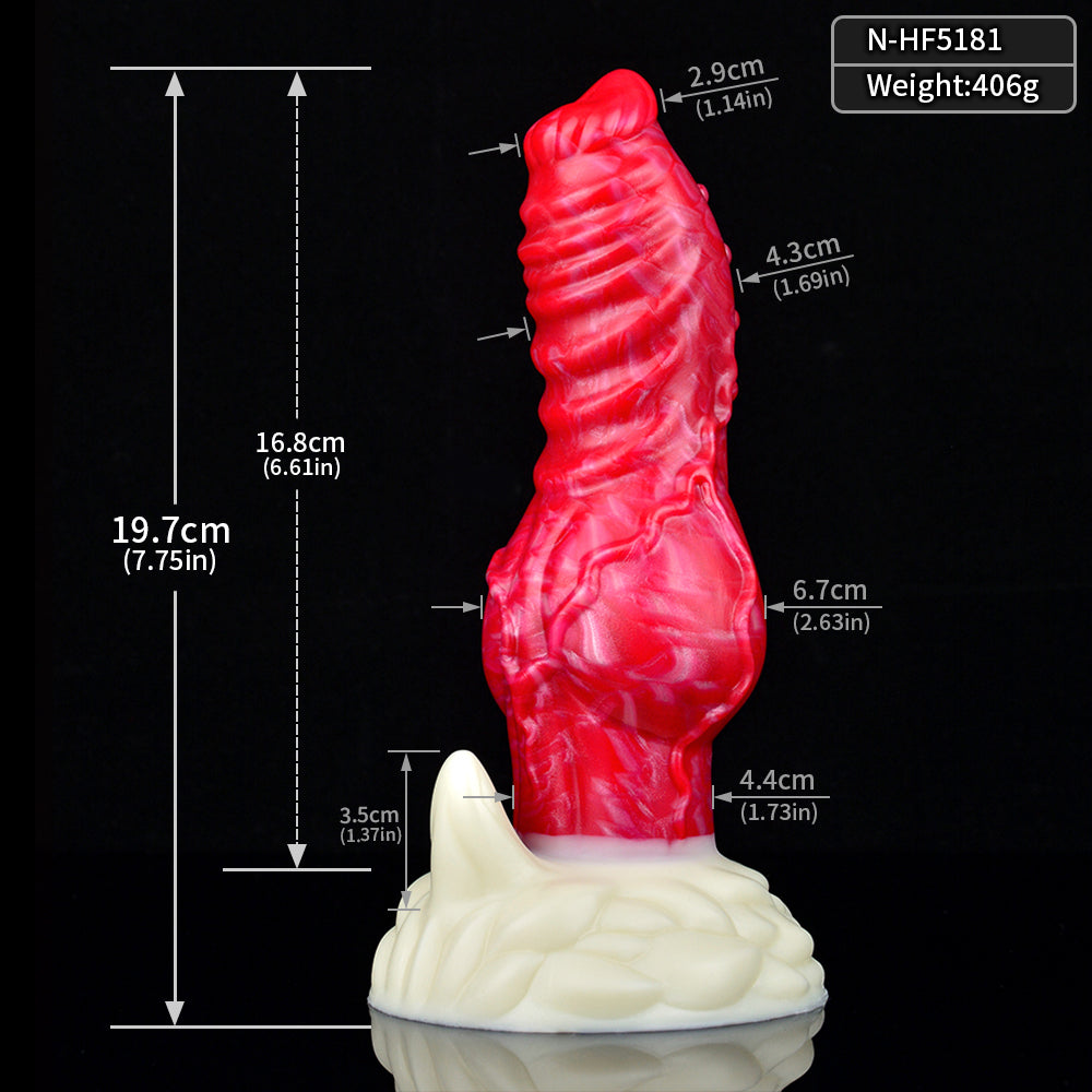 NNSX Augus Hellfire Dog Dildo-4