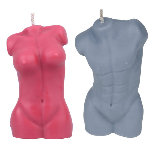 Naked Couple Statue Low Temperature Aromatherapy Candle Set-0