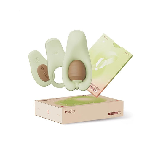 OSUGA Avocado Wearable Vibrator & Cock Rings Set Remote Controlled-0