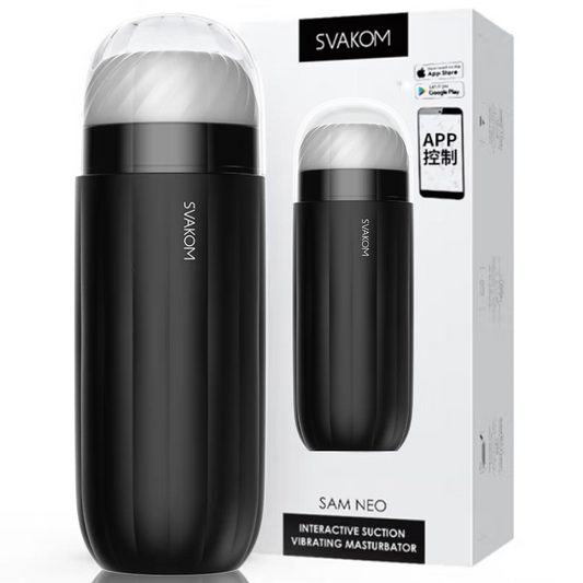 SVAKOM Sam Neo  Automatic Sucking & Vibrating Male Masturbator App-Controlled-0