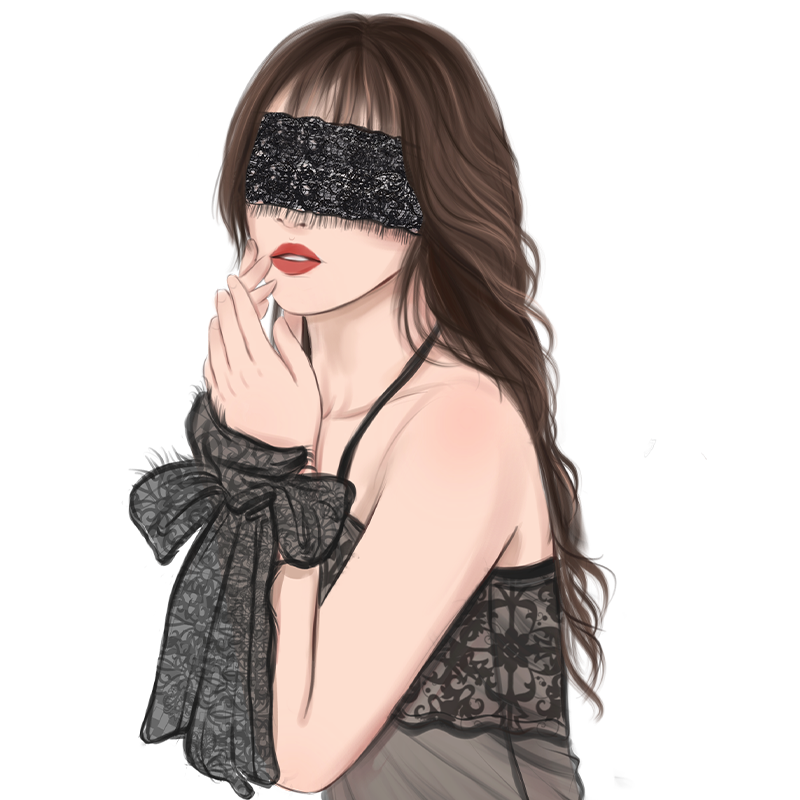 Shaki Allure Veil Blindfold-1
