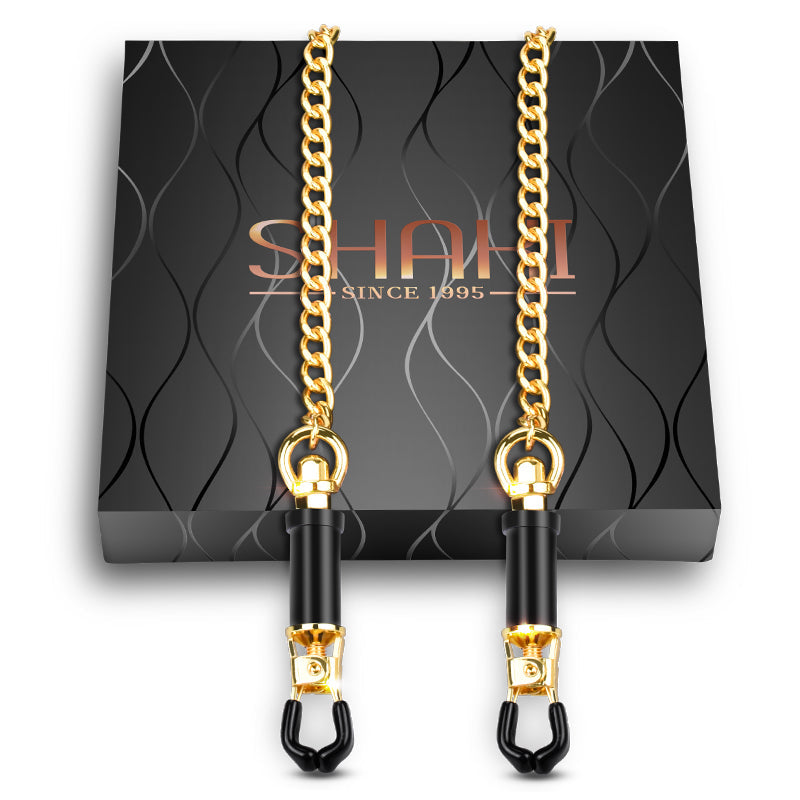 Shaki Golden Chain Nipple Clamps-0
