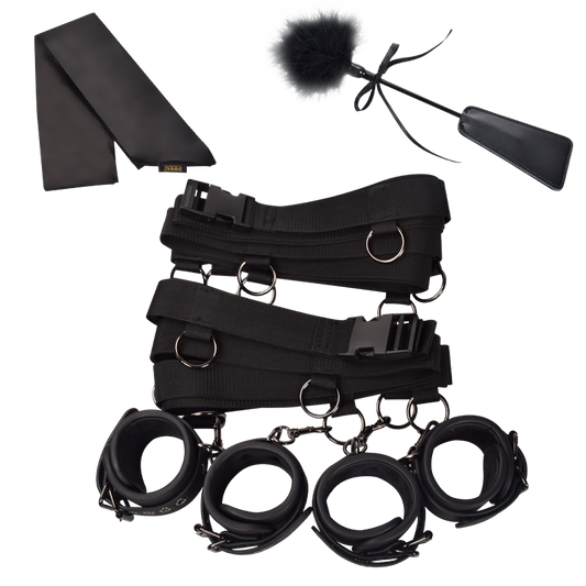 Shaki Titan Series | Adjustable Wrist to Ankle Bed Restraints Plus Set-0