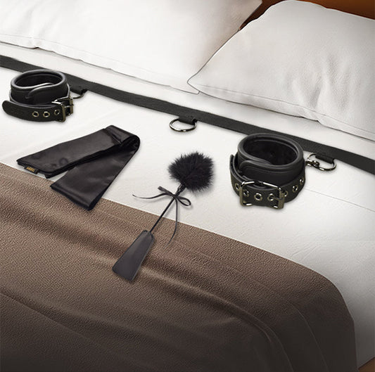 Shaki Titan Series | Adjustable Wrist to Ankle Bed Restraints Plus Set-1
