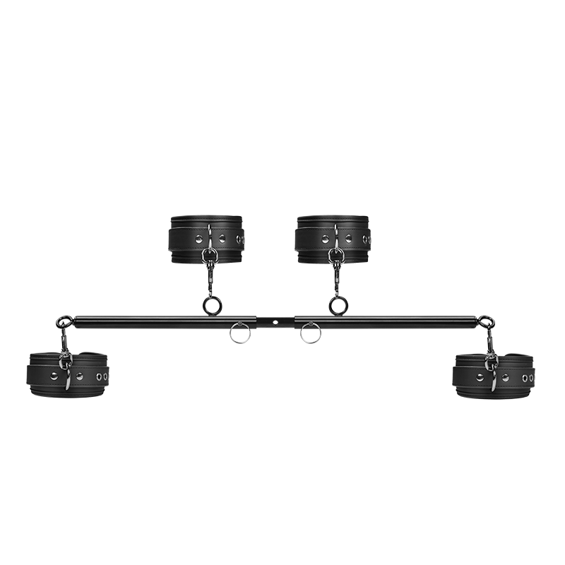 Shaki Titan Series | Adjustable Wrist to Ankle Cuffs with Metal Bar-0