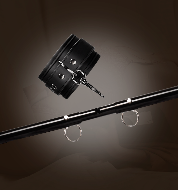 Shaki Titan Series | Adjustable Wrist to Ankle Cuffs with Metal Bar-1