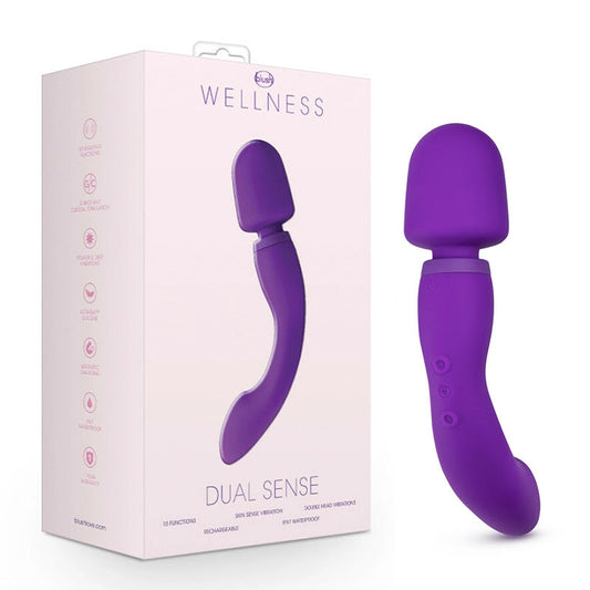 Blush Dual Sense 10 Function Massage Wand Vibrator-0
