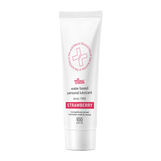Raw Touch Strawberry Water-Based Lubricant 100g-0