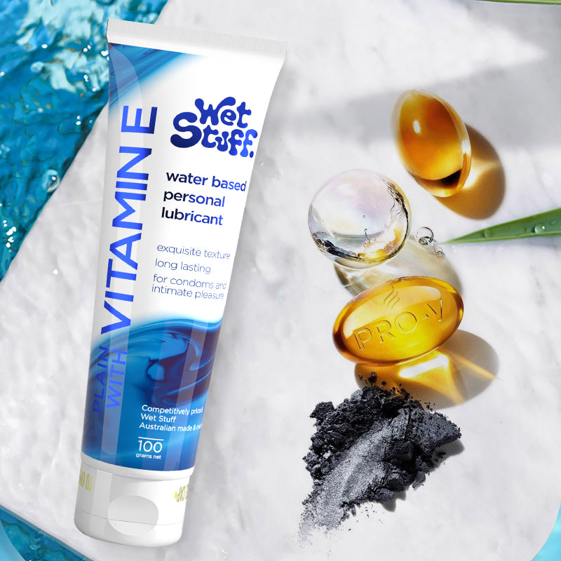 Wet Stuff Vitamin E No-Rinse Water-Based Lubricant 100g-1