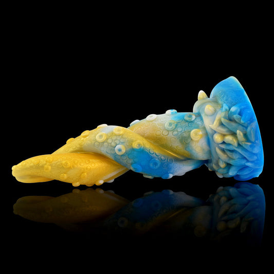 YOCY Ancient Mythical Yellow Dragon Tentacle Dildo-1