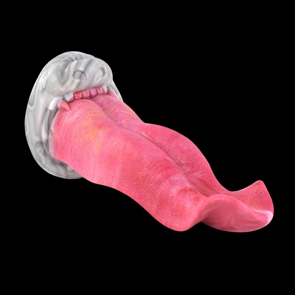 YOCY Pink Wolf Tongue Dildo-2
