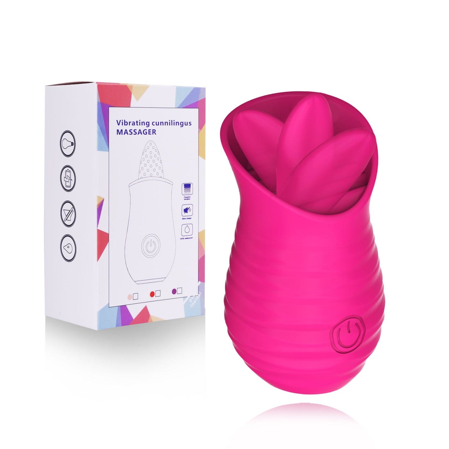YW Clit Licking Rose Vibrator-4