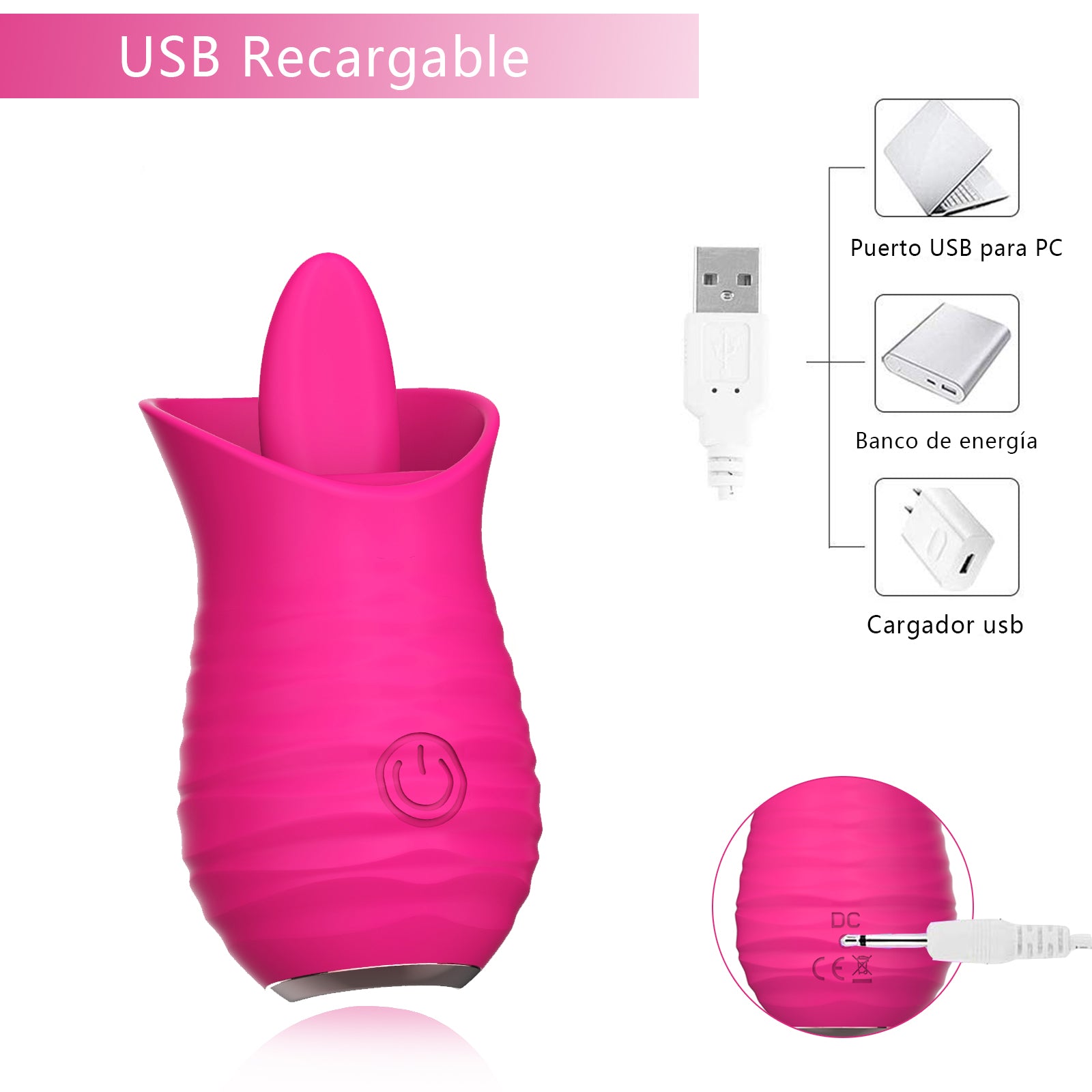YW Clit Licking Rose Vibrator-2