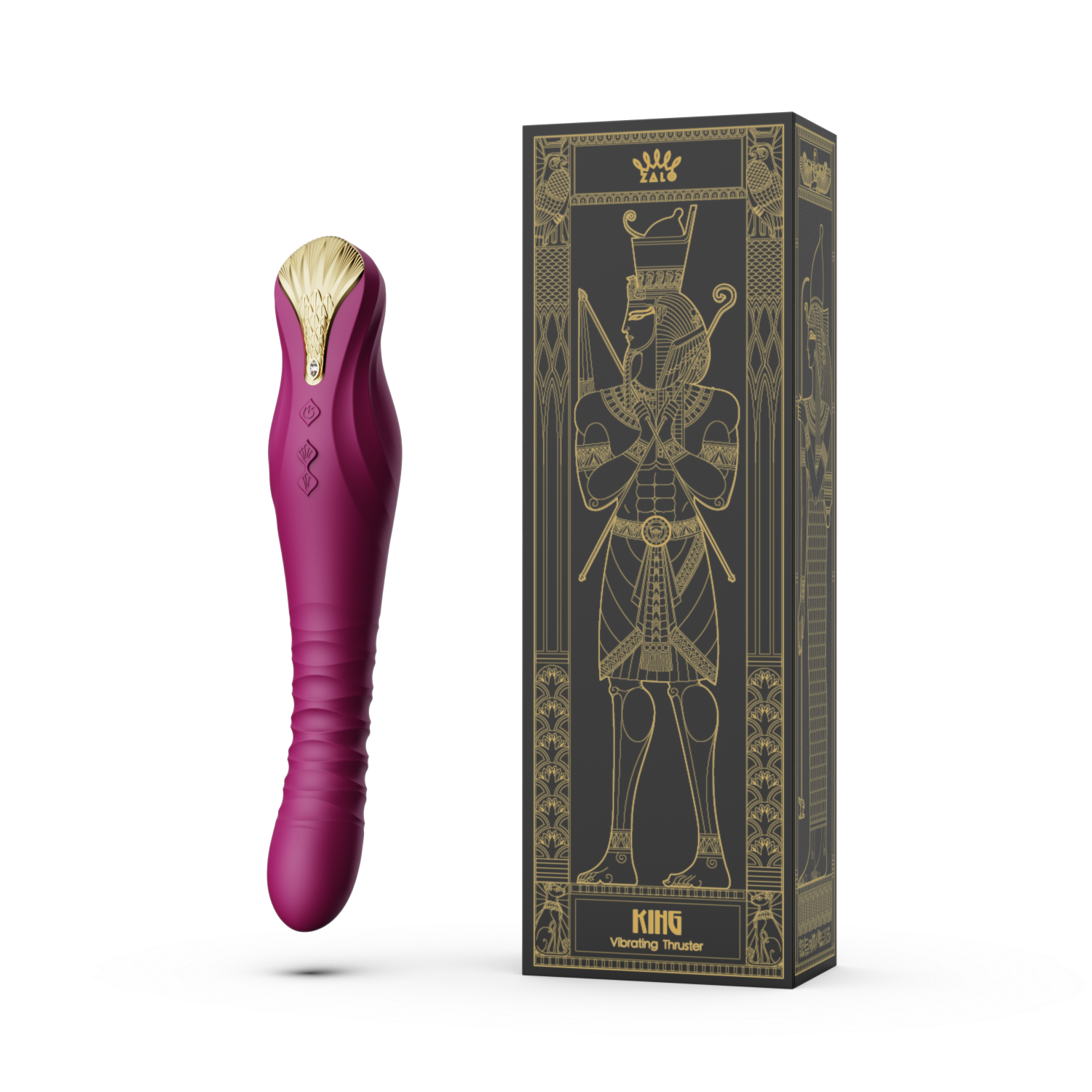 ZALO King Thrusting Clit & G-Spot Vibrator App-Controlled-1